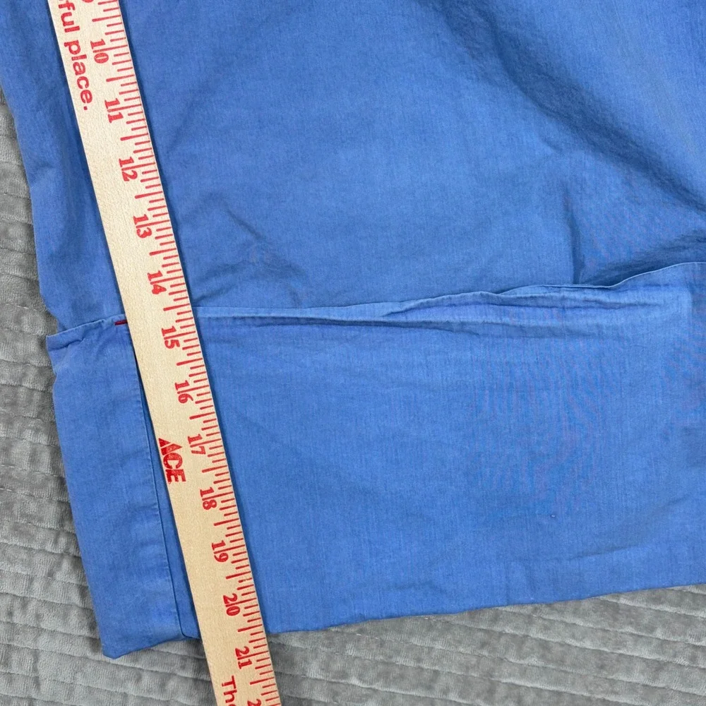 Free People Periwinkle Blue Wide Leg Cropped Pants Elastic Waist OB2217984 M